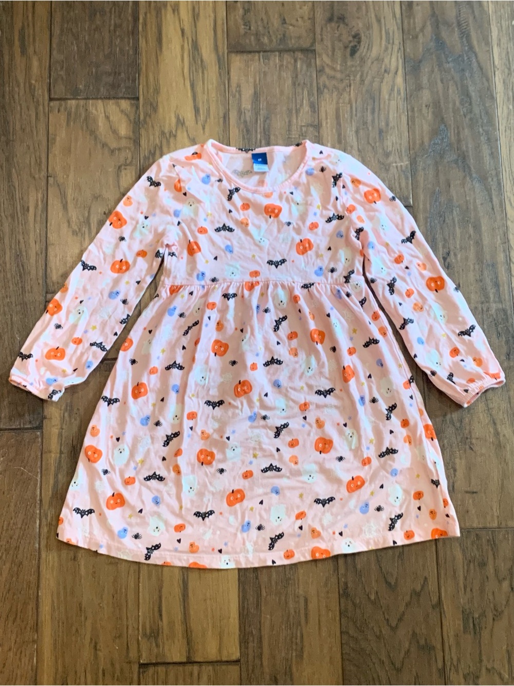 Old Navy Light Pink Halloween Pumpkin & Ghost Dress